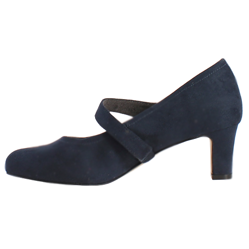 Jana Cross Strap Pumps - 22473-41 - Navy