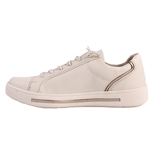 Jana Ladies Trainers - 23660-42 - Beige/Gold