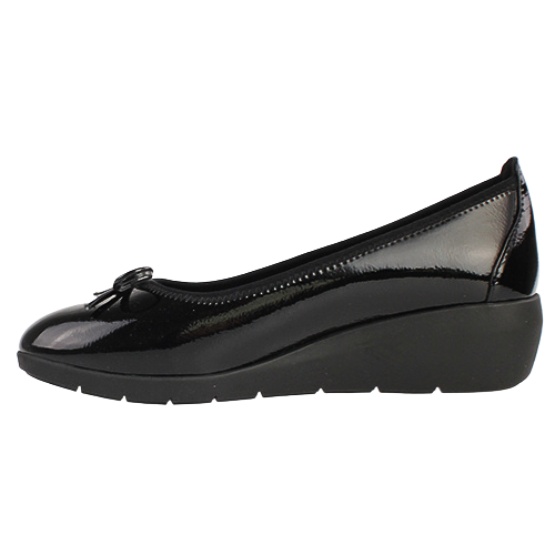 Jana Wedge Pumps - 22162-43 - Black Patent