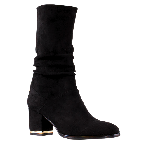 Kate Appleby Block Heeled Mid Boots - Tilbrook - Black