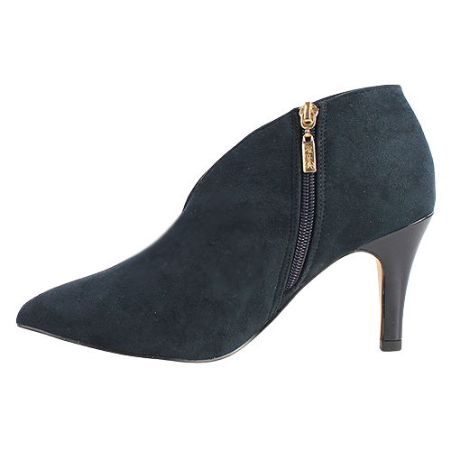 Kate Appleby Dressy Heeled Shoe- Boots - Laxey - Navy Suede