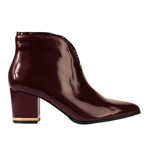 Kate Appleby Ladies Ankle Boots - Bethesda - Burgundy Patent