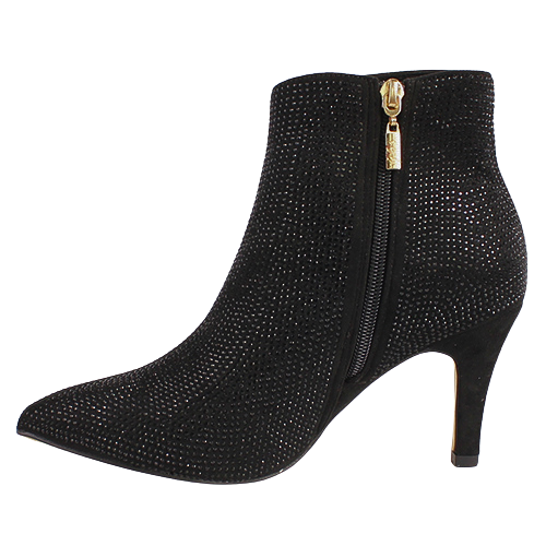 Kate Appleby Dressy Heeled Ankle Boots - Drine - Black Sparkle