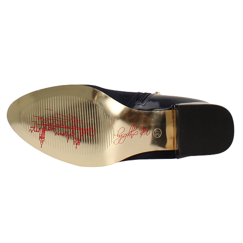 Kate Appleby Block Heeled Ankle Boots - Alce- Navy Suede