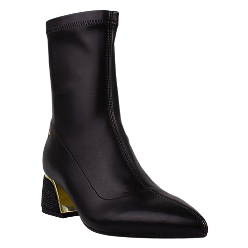 Kate Appleby Block Heeled Boots - Hackenby - Black