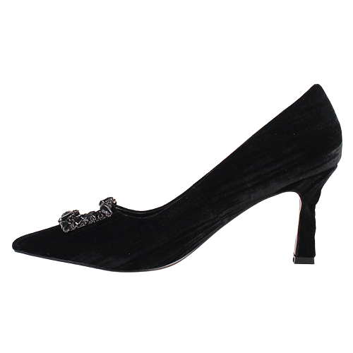 Kate Appleby Dressy Heeled Pumps - Tawtan - Black Velvet