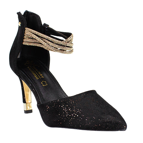 Kate Appleby Ladies Dressy Heels - Appledore - Black Sparkle