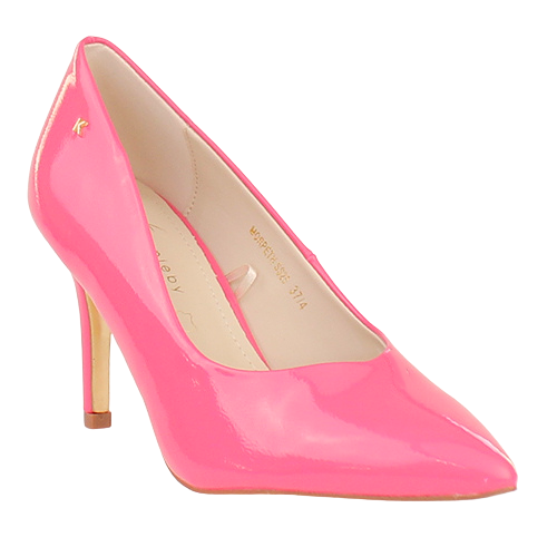 Kate Appleby Ladies Dressy Heeled Pumps - Morpeth - Pink Patent