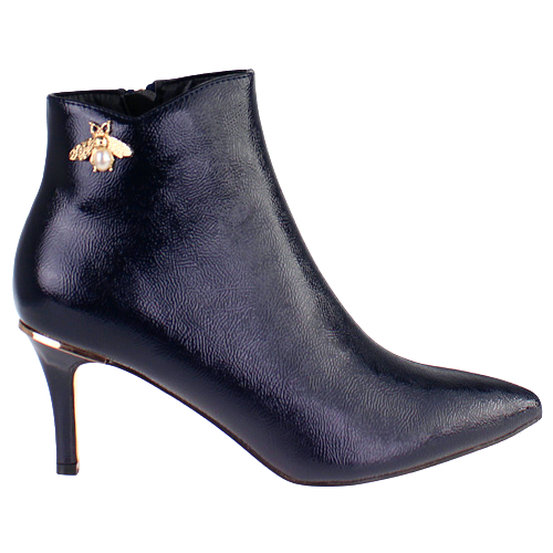 Kate Appleby Ladies Dressy Heeled Ankle Boots Helston Navy