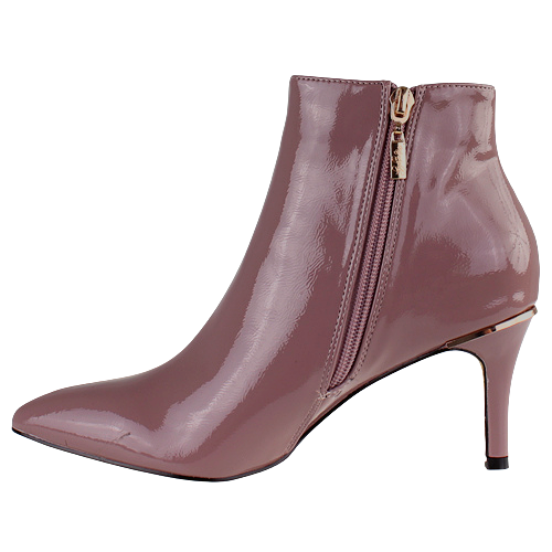 Kate Appleby Ladies Dressy Heeled Ankle Boots - Helston - Rosewood Patent