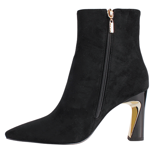 Kate Appleby Dressy Heeled Ankle Boots - Carnforth - Black Suede