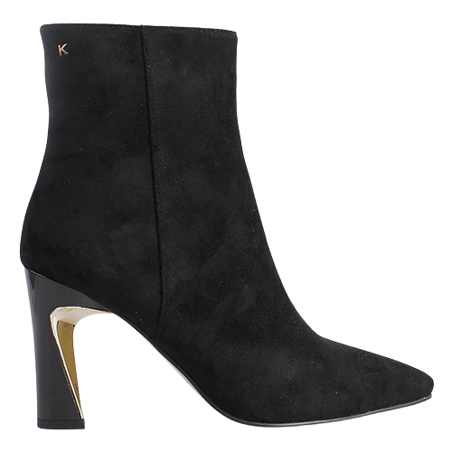 Kate Appleby Dressy Heeled Ankle Boots Carnforth Black Suede Greenes Shoes