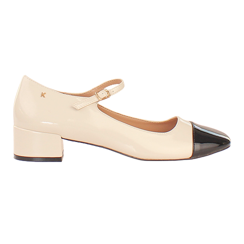 Kate Appleby Mary Jane Pumps - Waterstock - Nude / Black Patent