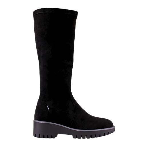 Kate Appleby Ladies Knee Boots - Rosemarkie - Black Suede