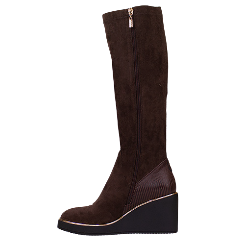 Kate Appleby Ladies Knee High Boots - Derby - Taupe/brown