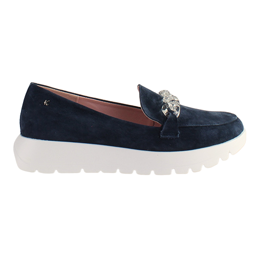 Kate Appleby Ladies Loafers - Peria - Navy â Greenes Shoes
