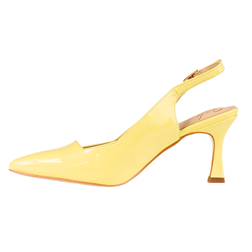 Kate Appleby Ladies Sling Back Pumps - Denham - Yellow Patent