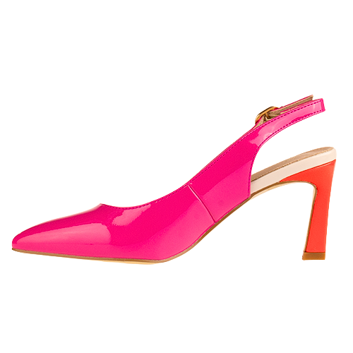 Kate Appleby Ladies Sling Back Pumps - Denver - Pink Patent