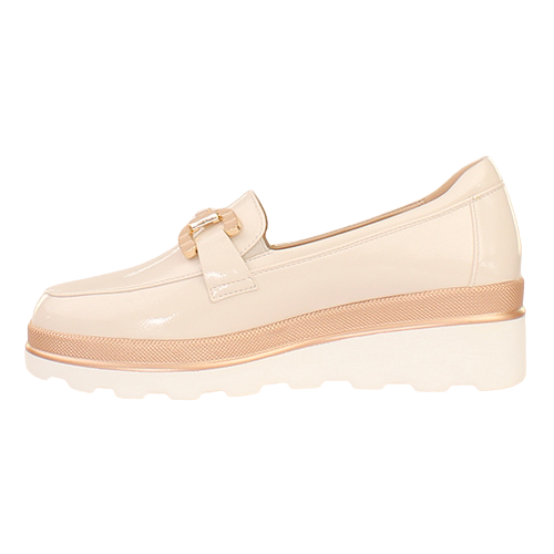 Kate Appleby Ladies Platform Loafers - Bladon - Nude