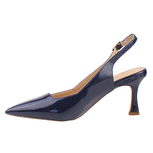 Kate Appleby Ladies Heeled Slingbacks - Isleham - Navy