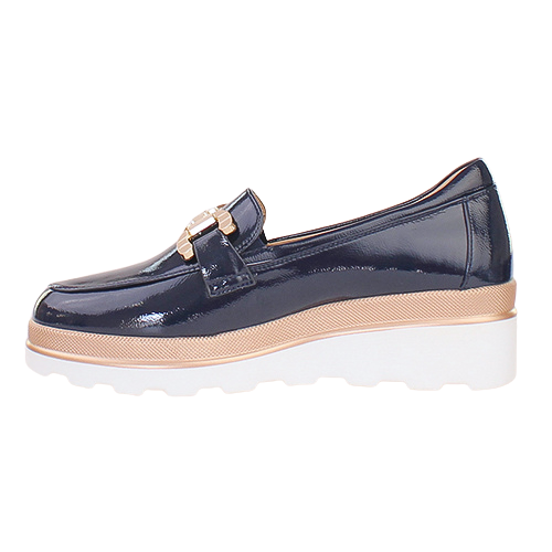 Kate Appleby Platform Loafers - Bladon - Navy