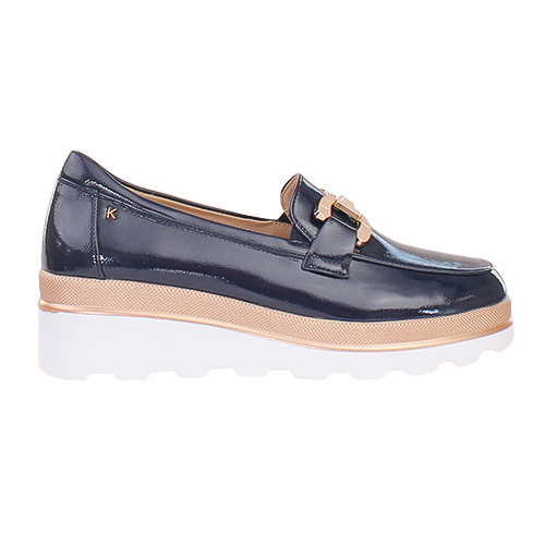 Kate Appleby Platform Loafers - Bladon - Navy