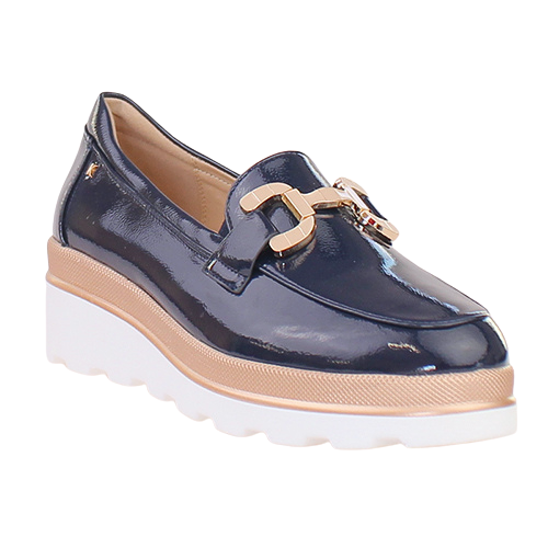 Kate Appleby Platform Loafers - Bladon - Navy