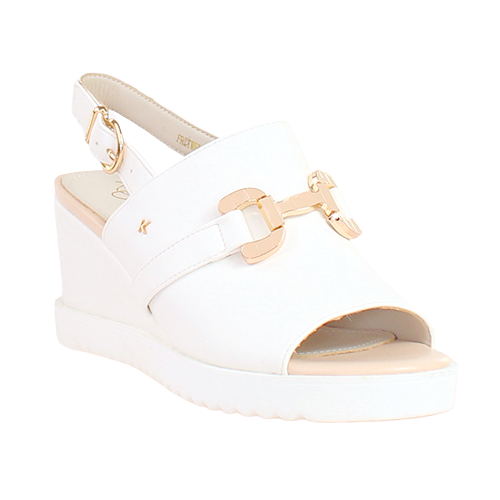 Kate Appleby Wedge Sandals - Fritwell - White