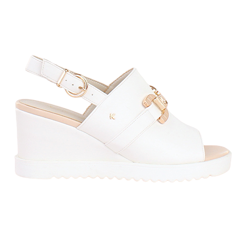 Kate Appleby Wedge Sandals - Fritwell - White