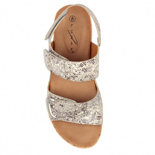Lunar Ladies Walking Sandals - Beatrice - Pewter