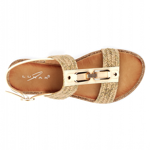 Lunar Flat Sandals - Lumi - Cream
