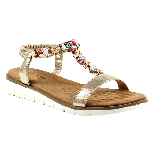 Lunar Flat Sandals - Tempo - Gold