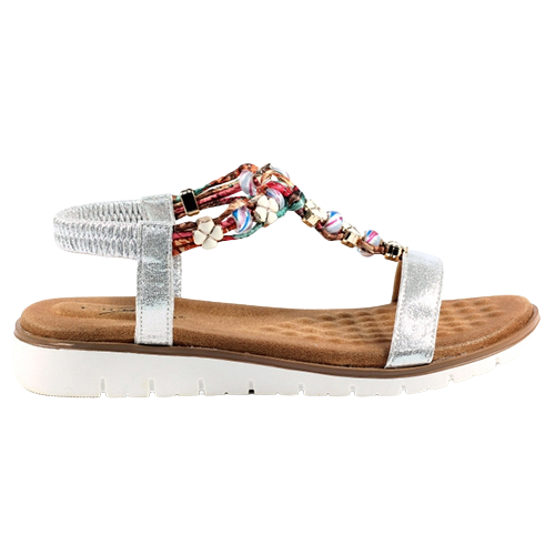 Lunar Flat Sandals - Tempo - Silver