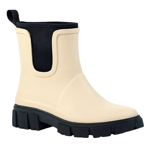 Lunar Ladies Wellington Boots - Lake - Cream