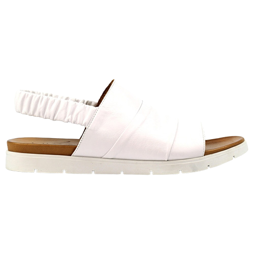 Lunar Ladies Flat Sandals - Samantha - White