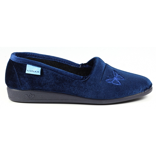 Lunar Ladies Slippers - Butterfly KLA001 - Blue