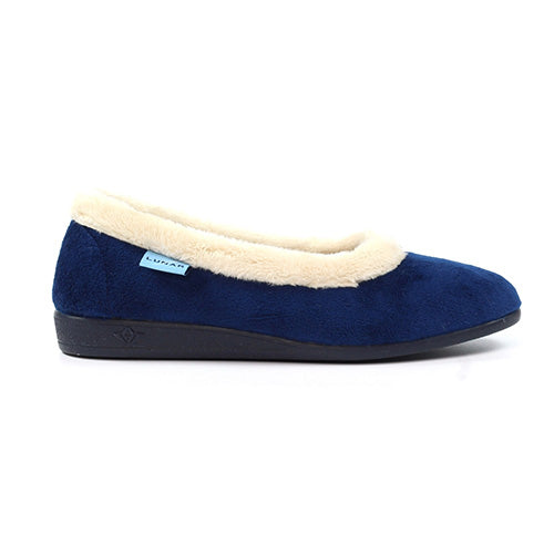 Lunar Ladies Slippers - Mabel - Navy