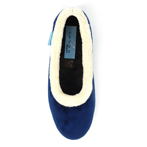 Lunar Ladies Slippers - Mabel - Navy