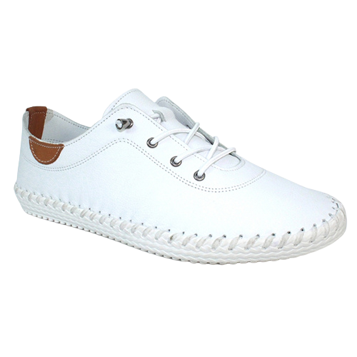 Lunar Ladies Trainers - St Ives - White