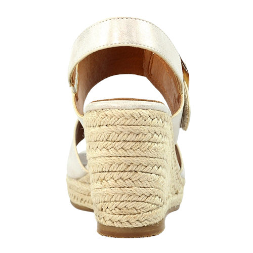 Lunar Ladies Wedge Sandals - Rochester - Beige