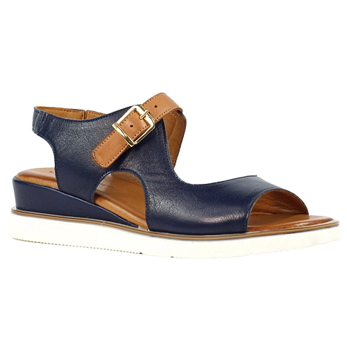 Lunar Ladies Wedge Sandals - Spring - Navy