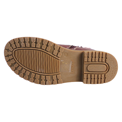 Lunar Ladies Waterproof Ankle Boots - Jalapeno - Burgundy