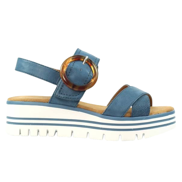 Lunar Ladies Wedge Sandals - Elise - Blue