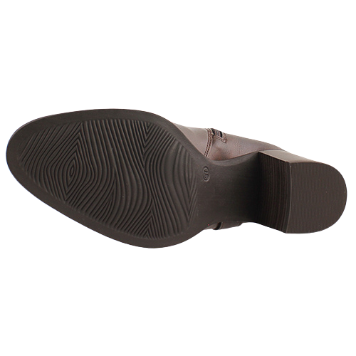 Marco Tozzi Block Heeled Ankle Boots - 25393-43 - Brown