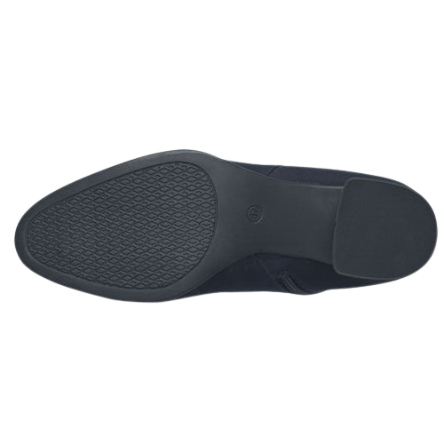 Marco Tozzi Block Heeled Ankle Boots - 25399-43 - Navy