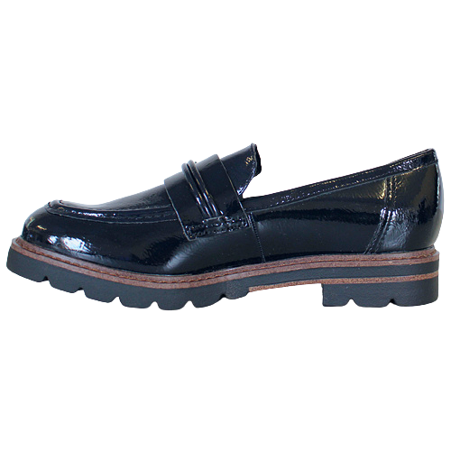 Marco Tozzi Ladies Loafers - 24704-41 - Navy/Patent