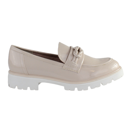 Marco Tozzi Ladies Loafers - 24704-29 - Pink/Nude Patent