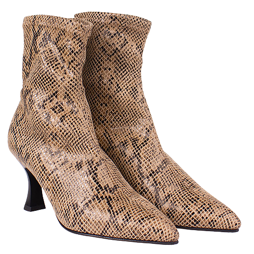 Miss Elastic Ankle Boots -78042 - Snake