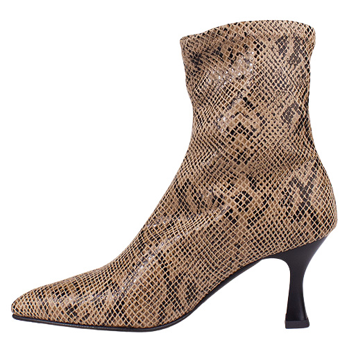 Miss Elastic Ankle Boots -78042 - Snake