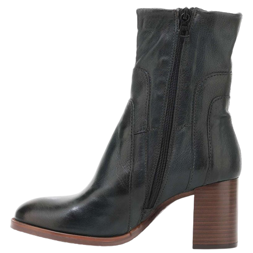 Mjus Block Heeled Ankle Boots - P26206 - Green